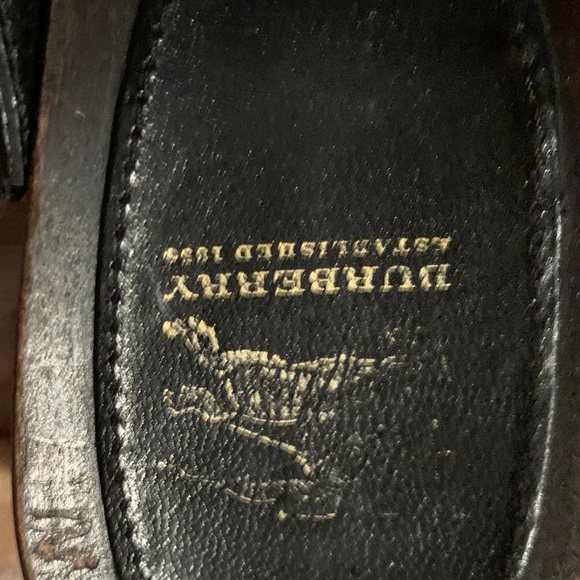 Vintage Burberry Wooden Clog in Classic Tartan - Picture 3 of 7